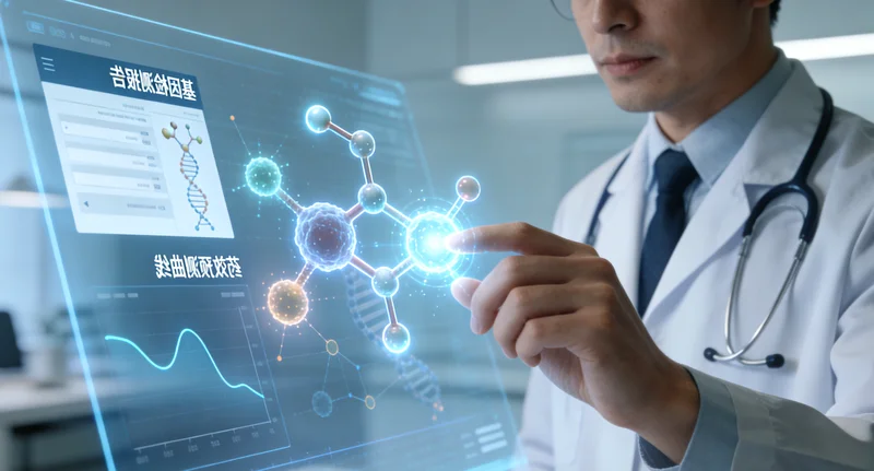 乌兰察布医生在诊室为患者解读肺