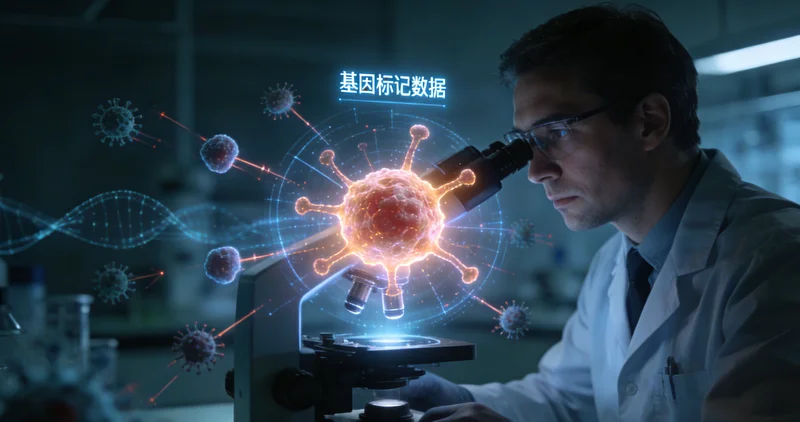 邛崃患者与家人一同查看基因检测