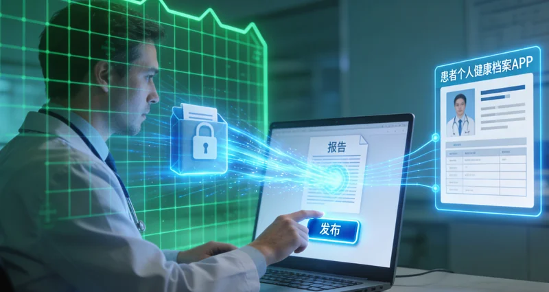 昌都医生与患者家庭共同查看基因