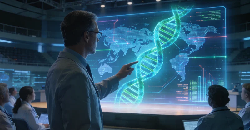 海阳医生与肺癌患者家属沟通基因