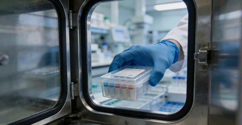 红河州家庭与医生一起查看基因检