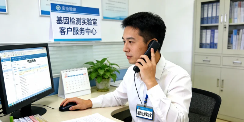 福泉遗传咨询门诊医生与患者交流