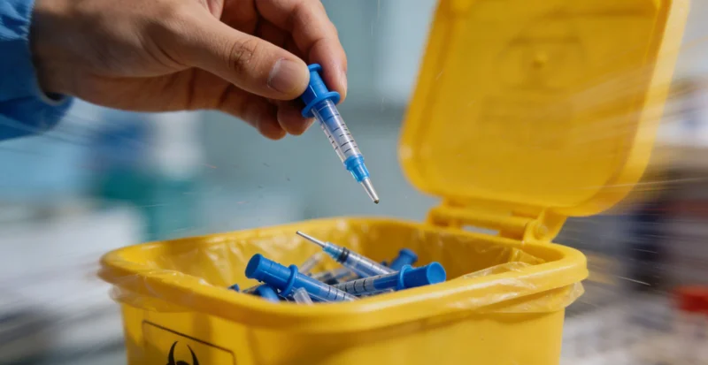 新沂本地进行基因检测采血现场