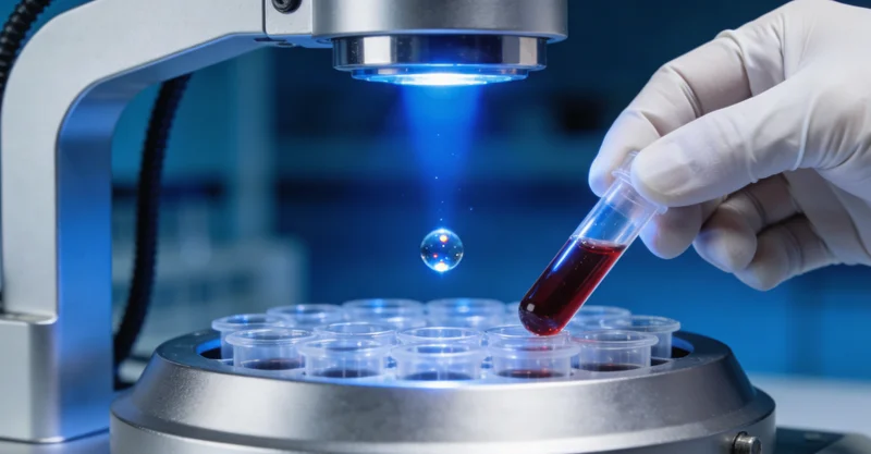 甘南基因检测现场采样示意图