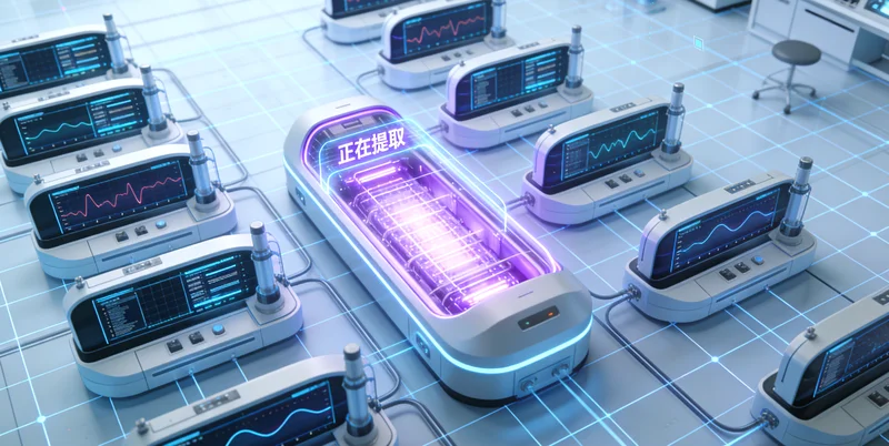 赤峰市民在医院进行基因检测样本