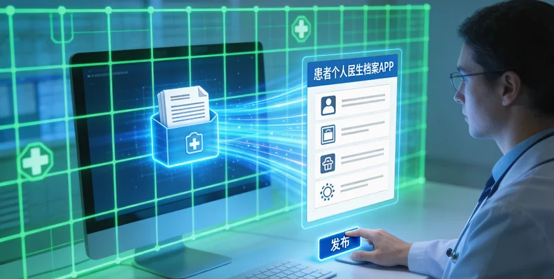 温州家庭共同查看健康报告并讨论