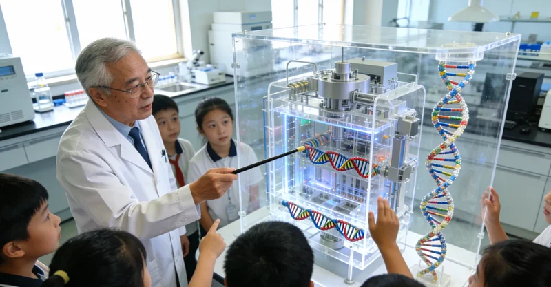 锡盟遗传咨询师与患者家庭亲切交