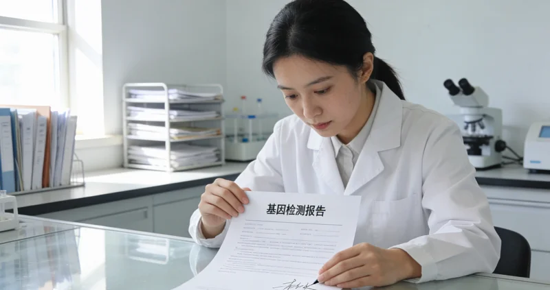 东兴居民查看基因检测报告解读