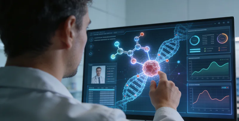 洮南医生与患者讨论基因检测报告