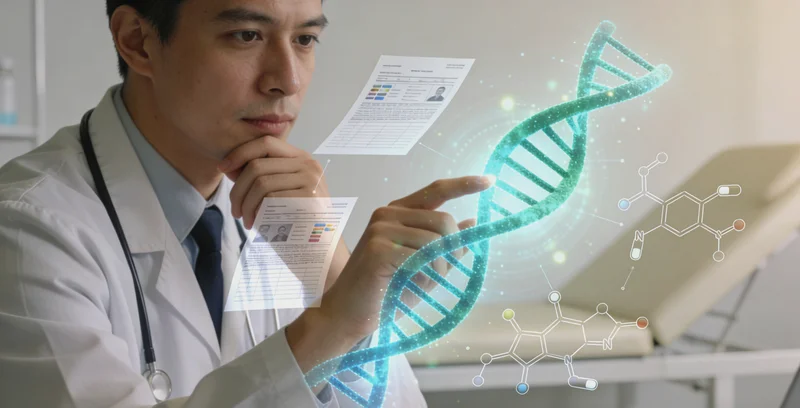 宁波遗传咨询门诊医生向夫妇讲解