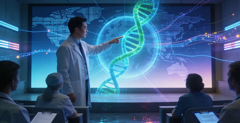 新余医院内医生与患者讨论治疗方