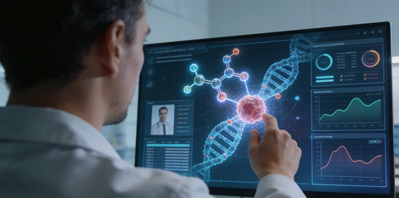 原平医生向年轻夫妇解释脊髓性肌