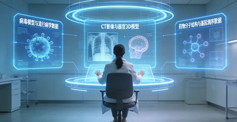 新乡医院病理科医生在显微镜下观