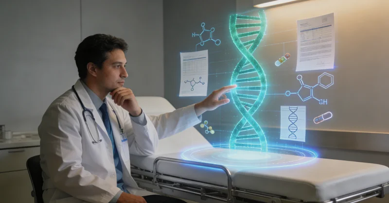 迪庆州医生为居民解读基因检测报