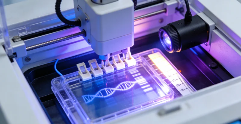 达茂旗年轻人查看基因检测报告并