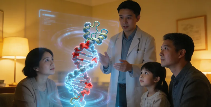 泉州遗传咨询师为患者解读甲状腺