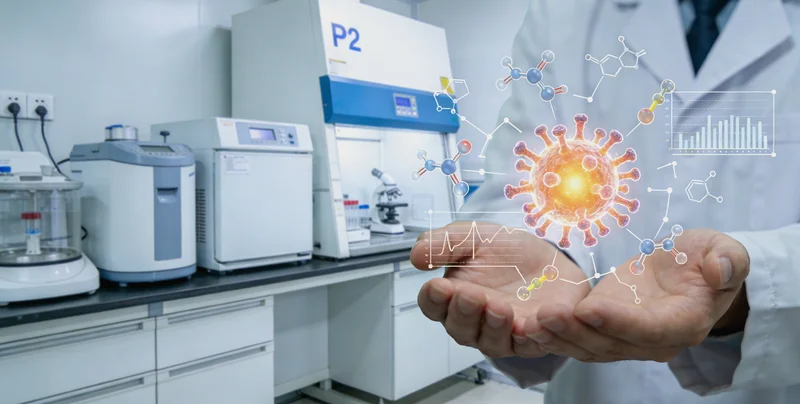 武冈医院病理科医生准备检测样本