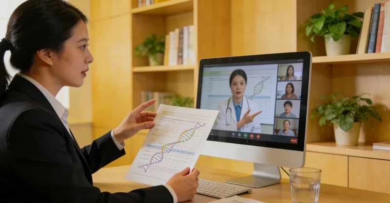 盖州医生为患者解读基因检测报告