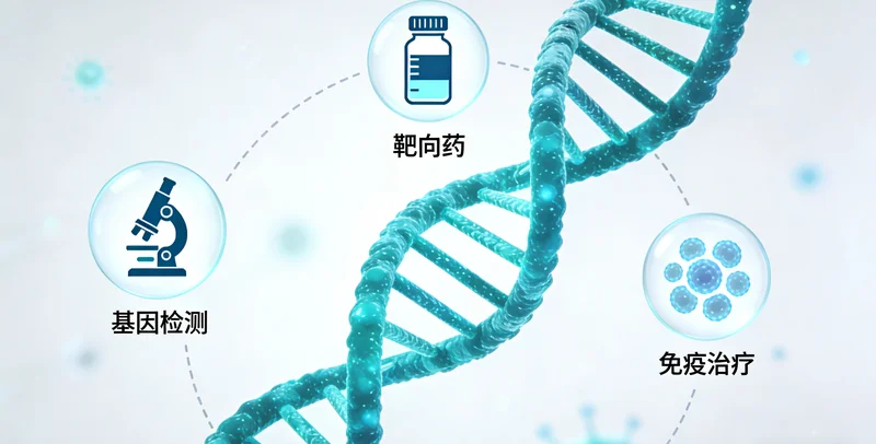 乳腺癌靶向治疗原理示意图