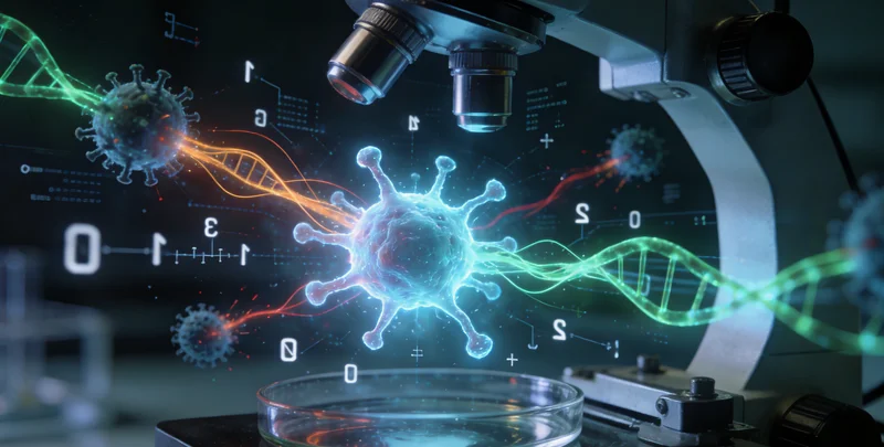桐城基因检测实验室内部工作场景