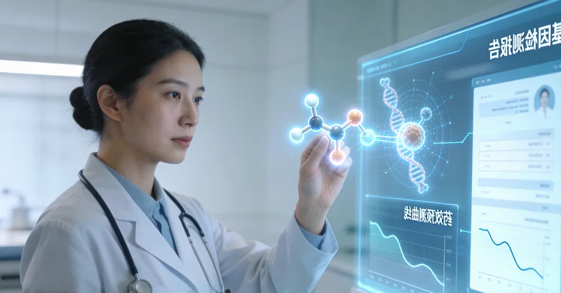 平湖患者与医生共同查看基因检测