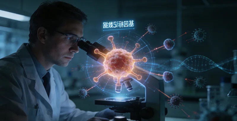 兰州医院病理科医生分析肺癌组织