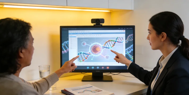 沅江遗传咨询师与家庭沟通心电图