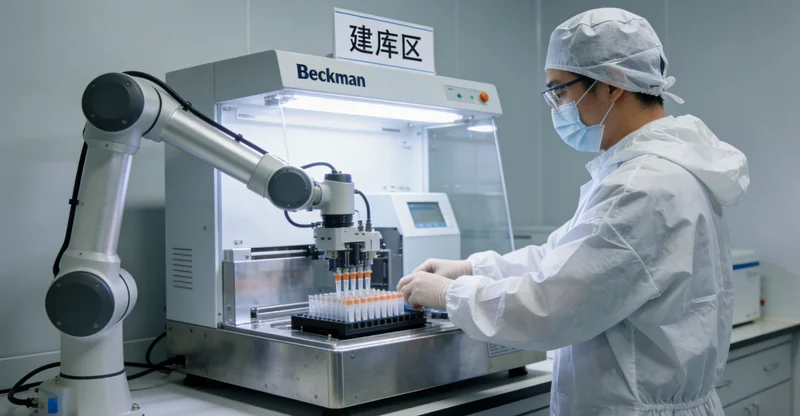 乐陵年轻女性接受结肠镜检查示意