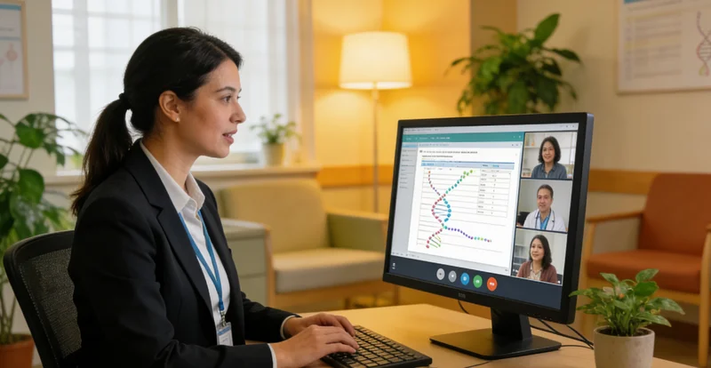 海东市民与遗传咨询师解读基因检