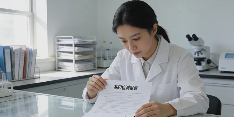 贵港基因检测报告解读示意图