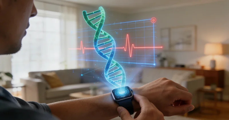 洪江市民与健康顾问讨论基因检测