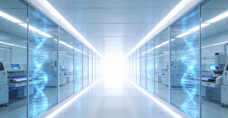 兴安盟居民在医院进行基因检测静