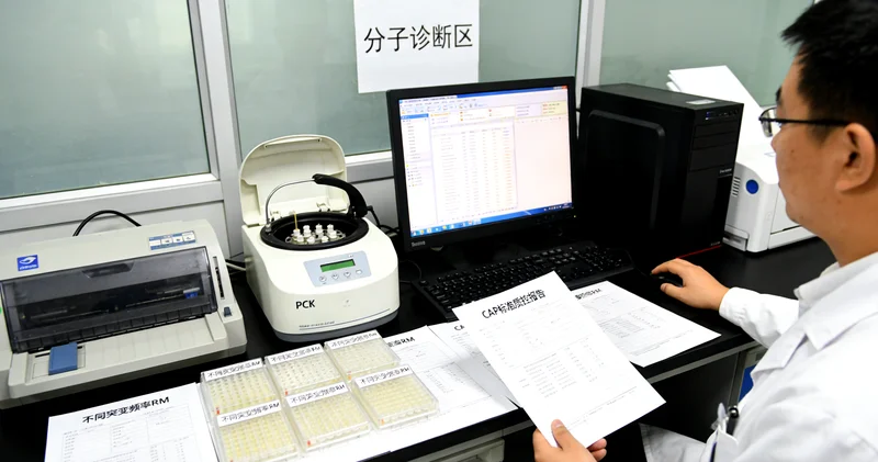 九江医院心血管科医生与患者查看