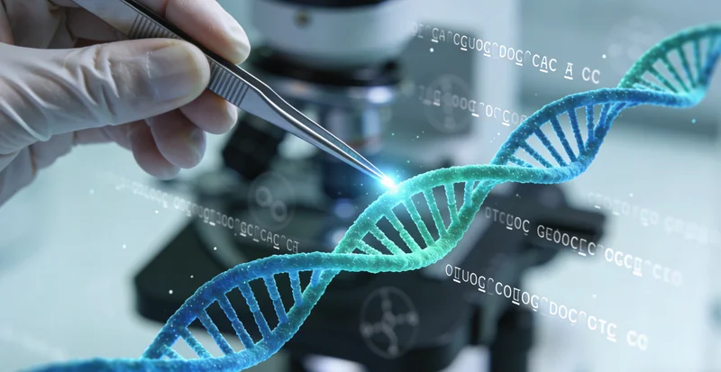 基因测序仪在实验室进行数据分析