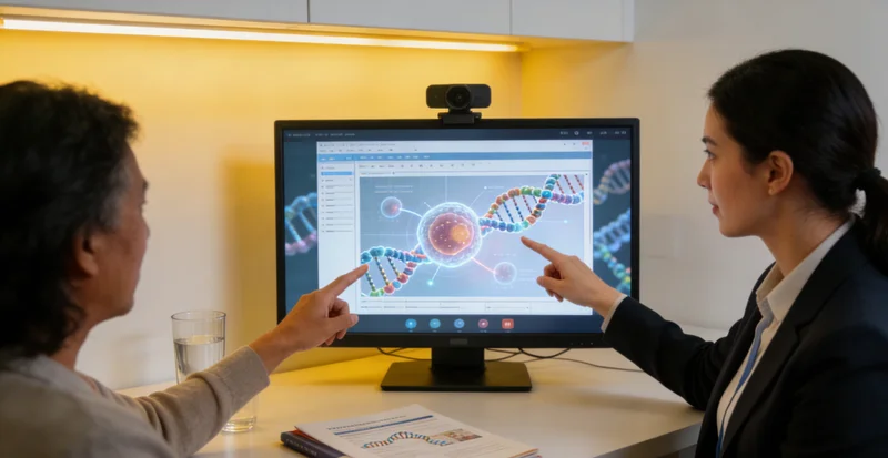 宝鸡医生进行基因报告解读与遗传