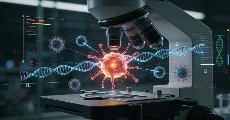 个旧患者与医生查看肺癌基因检测