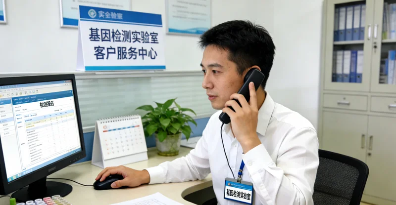 根河患者与遗传咨询师进行检测后