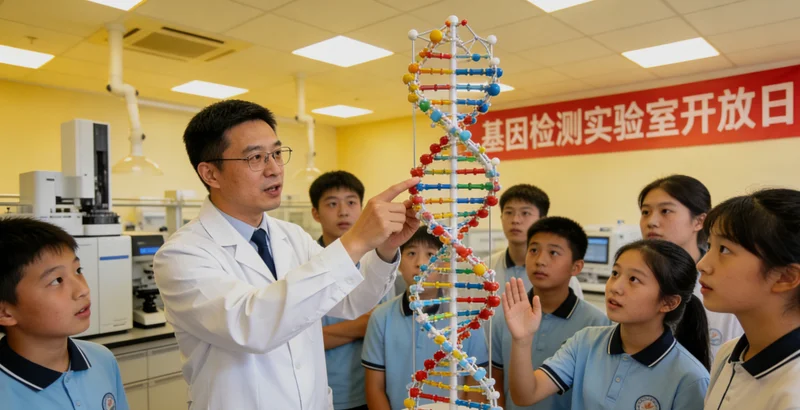 专业实验室进行高通量基因测序数