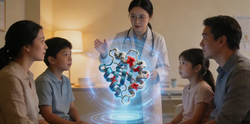 庐山遗传咨询师与家庭成员沟通场