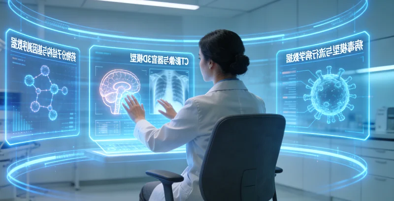 东港医生与肺癌术后患者共同查看