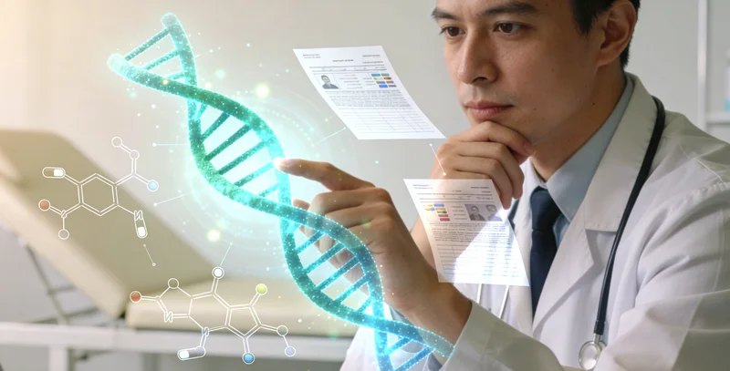 荣成医生为咨询者详细解读基因筛