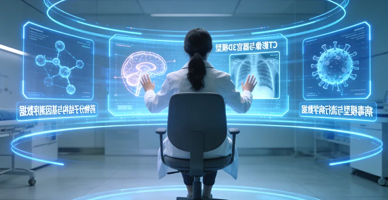 楚雄女性在医院咨询医生关于基因