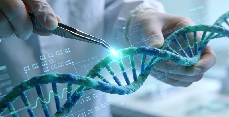 仙桃医院病理科医生进行基因检测