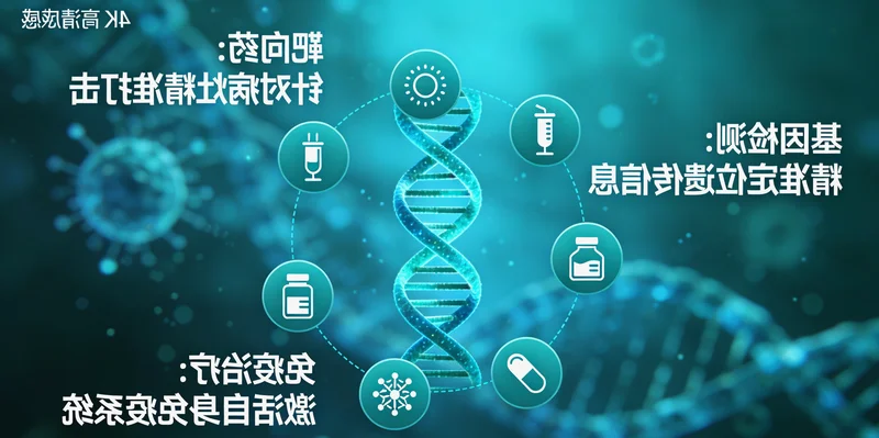 象征根河肠癌靶向治疗的精准药物