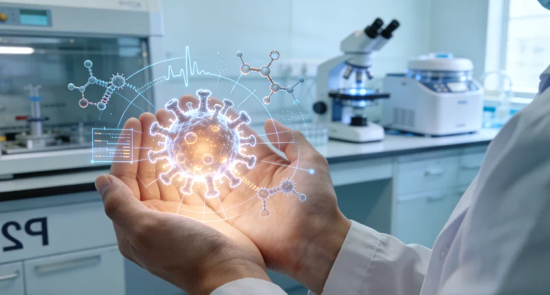 扎旗农牧民在田间查看健康体检报