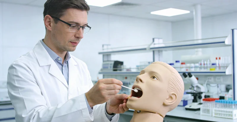 巴林左旗居民进行无创基因采样