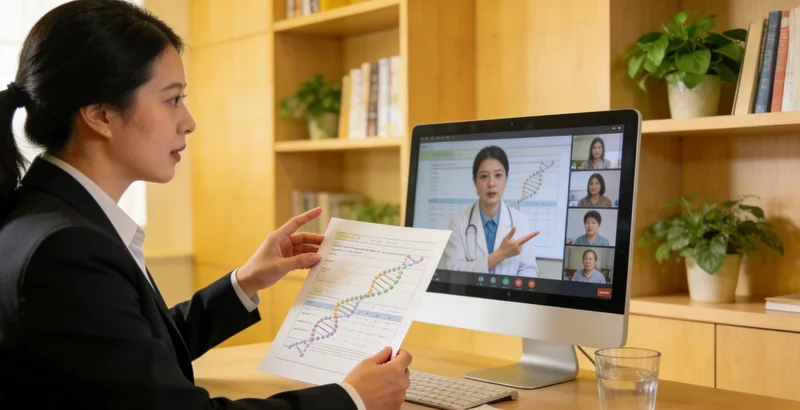 天水遗传咨询师为居民解读主动脉