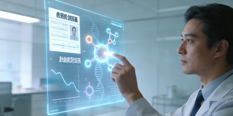 龙泉医生向肺癌患者解释基因检测