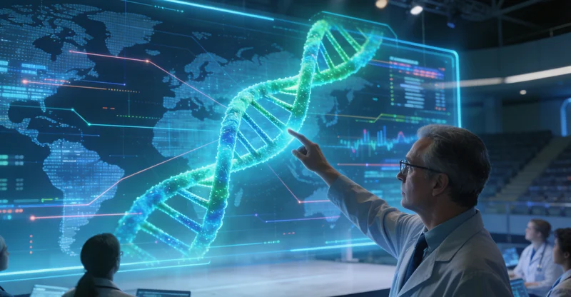 蛟河市民进行遗传咨询场景