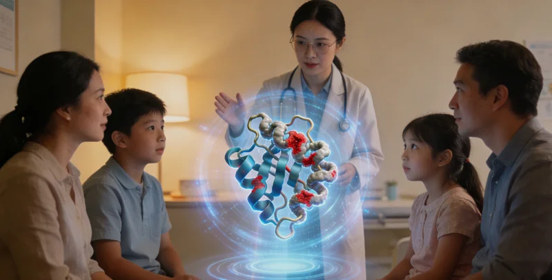 奎屯专业人士进行遗传咨询图解